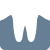 Tooth inside of the gums icon