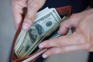 wallet with money